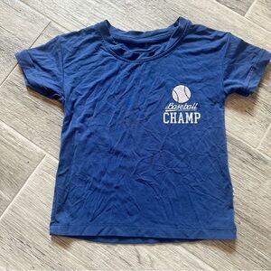 Bums & Roses Blue Baseball
Champ Tee Shirt Bamboo 6-12
Months